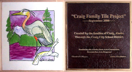 Charlie Bigger, Craig High School Family Tile Project